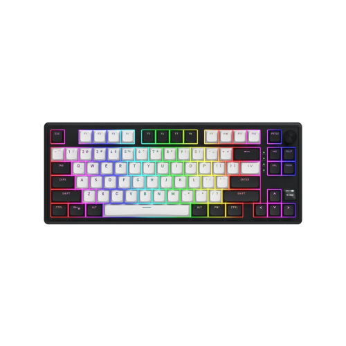 HATOR Skyfall 80 MAG ULTIMA 8K wireless klawiatura Gaming USB + RF Wireless + Bluetooth QWERTY US English Czarny, Biały
