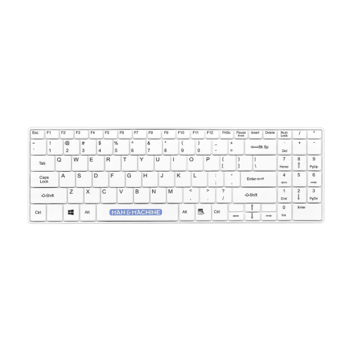 Man&Machine It's Cool Keyboard - medyczna, dezynfekowalna niskoprofilowa klawiatura (biała)-23475312