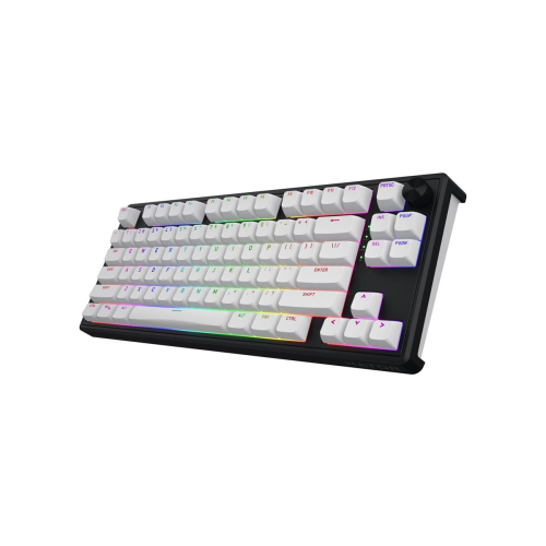 HATOR Skyfall Wireless 80 klawiatura Gaming USB + RF Wireless + Bluetooth QWERTY US English Czarny, Biały-23475376