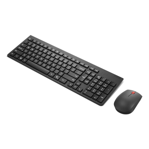 Lenovo 4X31R64457 klawiatura Dołączona myszka Biuro RF Wireless Belgijski, Angielski Czarny-23475882