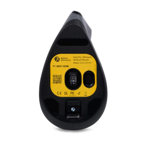 BakkerElkhuizen Grip Pro myszka Biuro Po prawej stronie RF Wireless Optyczny 2400 DPI-23475983