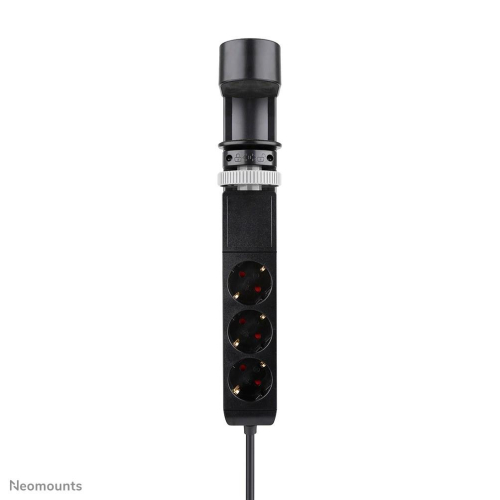Neomounts DS22-840BL6 rozgałęziacz 1,4 m 3 x gniazdo sieciowe Wewnętrzna Czarny-23492793