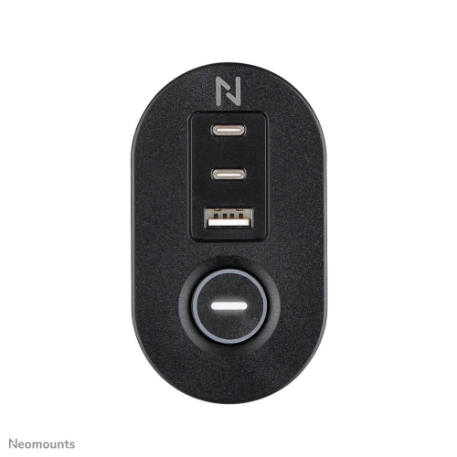 Neomounts DS22-840BL6 rozgałęziacz 1,4 m 3 x gniazdo sieciowe Wewnętrzna Czarny-23492796