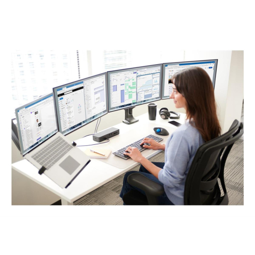 Kensington Podwójne ramię SmartFit One-Touch do monitora, z regulacją wysokości-23492841