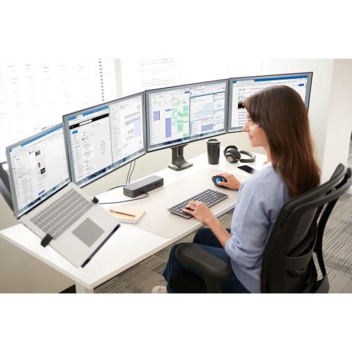 Kensington Podwójne ramię SmartFit One-Touch do monitora, z regulacją wysokości-23492843