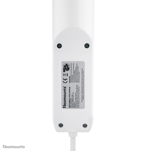 Neomounts DS22-840WH6 rozgałęziacz 1,4 m 3 x gniazdo sieciowe Wewnętrzna Biały-23492979