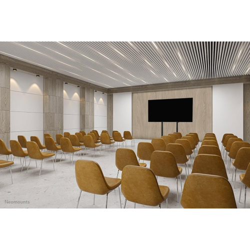 Neomounts FL55-975BL1 stojak do multimediów Czarny Płaski panel Karta multimedialna/wózek multimedialny-23493088