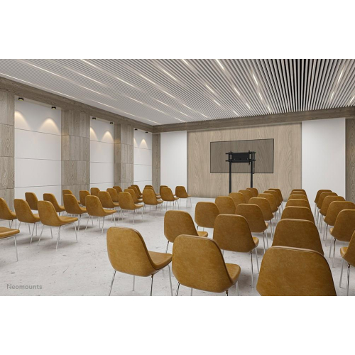 Neomounts FL55-975BL1 stojak do multimediów Czarny Płaski panel Karta multimedialna/wózek multimedialny-23493093
