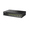 D-Link DMS-108P/E przełącznik sieciowy Nie zarządzany 2.5G Ethernet (100/1000/2500) Obsługa PoE Czarny