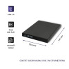 QOLTEC NAGRYWARKA DVD-RW ZEWNĘTRZNA | USB 2.0 | CZARNA-2354512