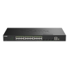 D-Link DGS-1530-28P/E przełącznik sieciowy Zarządzany L2 Gigabit Ethernet (10/100/1000) Obsługa PoE Czarny