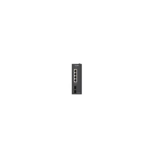 D-Link DIS-100G-06P przełącznik sieciowy Nie zarządzany L2 Gigabit Ethernet (10/100/1000) Obsługa PoE DIN rail Czarny
