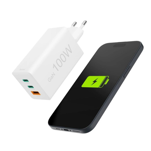 Hama 00201997 ładowarka do urządzeń przenośnych Laptop, Smartfon, Tablet Biały Prąd przemienny Szybkie ładowanie 