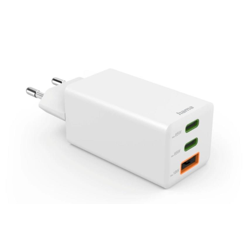 Hama 00201996 ładowarka do urządzeń przenośnych Smartfon Biały Prąd przemienny Szybkie ładowanie Wewnętrzna, Zew