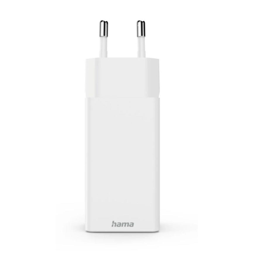 Hama 00201996 ładowarka do urządzeń przenośnych Smartfon Biały Prąd przemienny Szybkie ładowanie Wewnętrzna, Zew