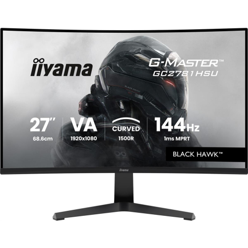 iiyama G-MASTER GC2781HSU-B1 27" 144H monitor komputerowy 68,6 cm (27") 1920 x 1080 px Czarny