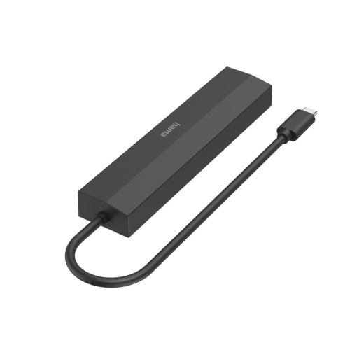 Hama 00200144 huby i koncentratory USB 3.2 Gen 1 (3.1 Gen 1) Type-C 5000 Mbit/s Czarny-23527556