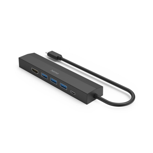 Hama 00200144 huby i koncentratory USB 3.2 Gen 1 (3.1 Gen 1) Type-C 5000 Mbit/s Czarny-23527561