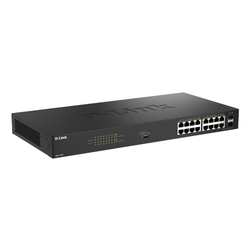 D-Link DGS-1018P Nie zarządzany Gigabit Ethernet (10/100/1000) Obsługa PoE Czarny-23563893