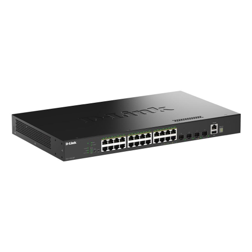 D-Link DGS-1530-28P/E przełącznik sieciowy Zarządzany L2 Gigabit Ethernet (10/100/1000) Obsługa PoE Czarny-23563932