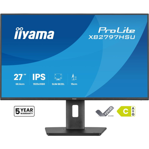 iiyama ProLite XB2797HSU-B1 monitor komputerowy 68,6 cm (27