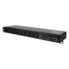 LogiLink PDU8P01 rozdzielacz zasilania PDU 8 x gniazdo sieciowe 1U Czarny-23617895