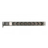 GEMBIRD LISTWA ZASILAJĄCA RACK 19" PDU EG-PDU-014-FC14 1U, 16A, 8X FRANCUSKIE GNIAZDO, WTYK C14, KABEL 3M-2362039