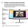 Monitor HP LED 34” S7 Pro 734pm (8K157UT) Curved IPS 120Hz WQHD Kamera RJ-45 ThunderBolt 4-23622008