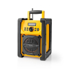 Nedis RDFM3100YW radio Miejsce pracy Cyfrowy Czarny, Żółty-23626309