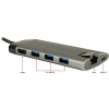 Inter-Tech GDC-802 Przewodowa USB 3.2 Gen 1 (3.1 Gen 1) Type-C Szary-23630631