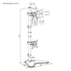 Equip 650128 uchwyt / stojak do monitorów 81,3 cm (32