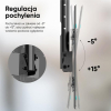 ONKRON N2L-B Uchwyt sufitowy obrotowo-pochylny do ekranu 32
