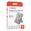 Verbatim Charge 'n' Go Magnetic Wireless Litowo-polimerowy (LiPo) 10000 mAh Bezprzewodowe ładowanie Szary-23672935