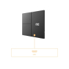 AOC 16T3EA przenośny telewizor / monitor Czarny 39,6 cm (15.6