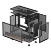 DeepCool CH260 WOOD Micro Tower Czarny, Drewno-23682989