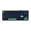 Klawiatura gasket F87 Pro Dark Blue + Black + Cyan GrayWoodV4 switch RGB AULA-23686793
