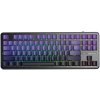 Klawiatura gasket F87 Pro Purple Black Gradient GrayWoodV4 switch RGB AULA