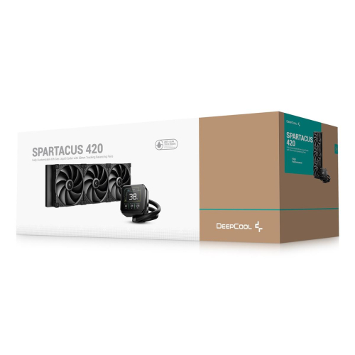 DeepCool Spartacus 420 Procesor Zestaw do chłodzenia płynami 14 cm Czarny-23607797