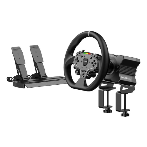 Moza Racing RS20 kontroler gier Czarny Kierownica + pedały PC