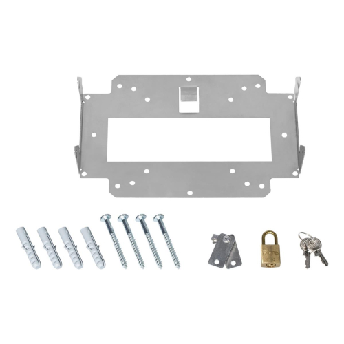 LANCOM Wall Mount + Lock (LN, Bulk 10) Metaliczny