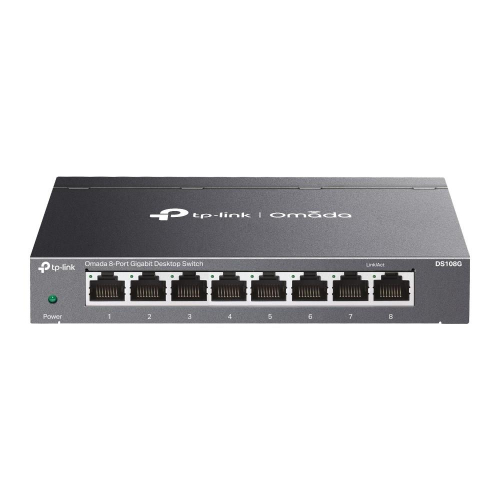 TP-Link Omada DS108G przełącznik sieciowy Nie zarządzany Gigabit Ethernet (10/100/1000) Czarny