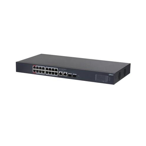 Dahua Technology CS4220-16GT-135 przełącznik sieciowy Zarządzany L2 Gigabit Ethernet (10/100/1000) Obsługa PoE Czarn