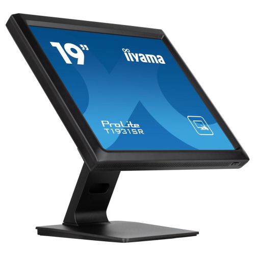 iiyama ProLite T1931SR-B1S monitor komputerowy 48,3 cm (19") 1280 x 1024 px SXGA LCD Ekran dotykowy Czarny