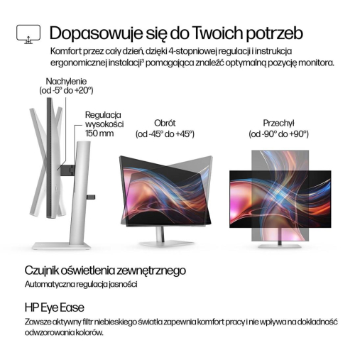 HP 27-calowy monitor Pro seria 7 QHD Thunderbolt 4 – 727pu-23621380