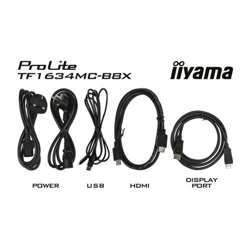 iiyama ProLite TF1634MC-B8X monitor komputerowy 39,6 cm (15.6