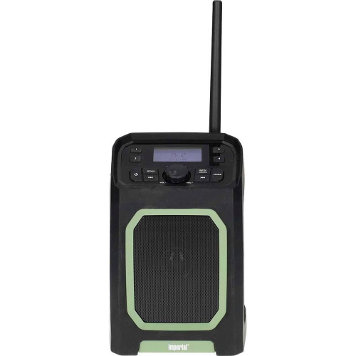 Imperial DABMAN OR 5 mobiele DAB+/FM buitenradio Przenośny Cyfrowy Czarny, Zielony