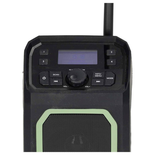 Imperial DABMAN OR 5 mobiele DAB+/FM buitenradio Przenośny Cyfrowy Czarny, Zielony-23626305