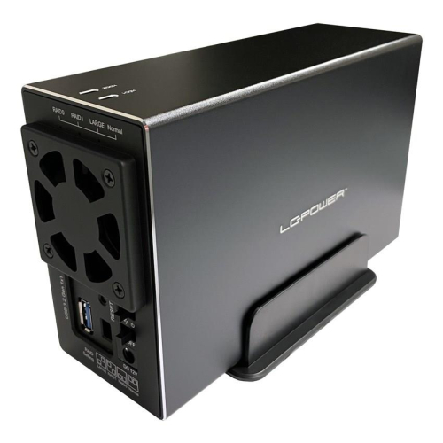 LC-Power LC-35U3-RAID-2 obudowa do dysków twardych Obudowa HDD Czarny 3.5
