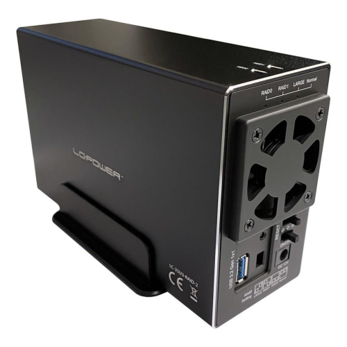 LC-Power LC-35U3-RAID-2 obudowa do dysków twardych Obudowa HDD Czarny 3.5