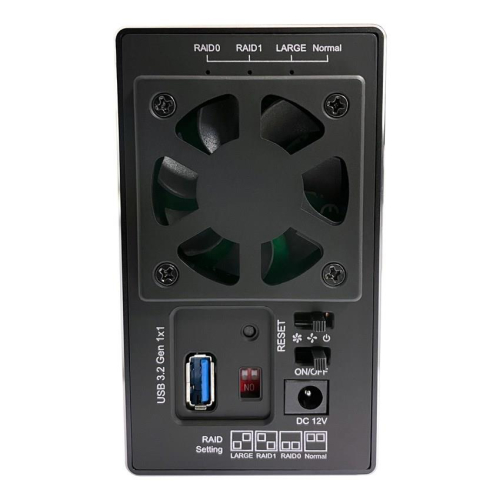 LC-Power LC-35U3-RAID-2 obudowa do dysków twardych Obudowa HDD Czarny 3.5